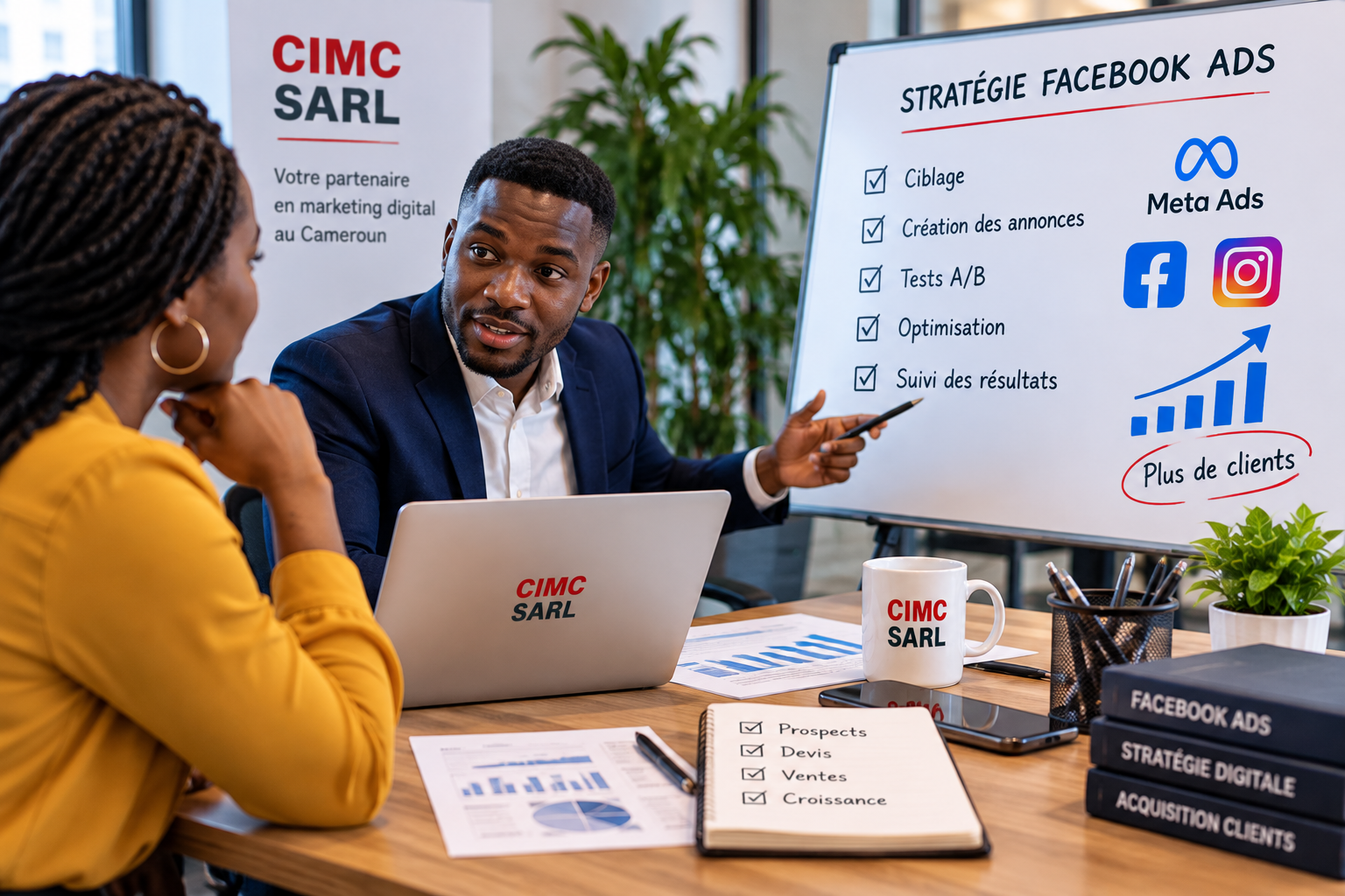 Stratégie Facebook Ads et accompagnement client par CIMC
